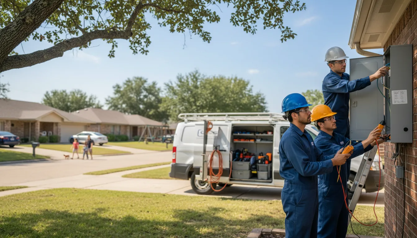 Certified electrician providing emergency electrical services in Magnolia, AR